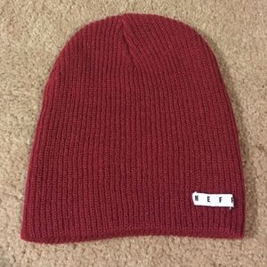 NEFF Burgandy Beanie